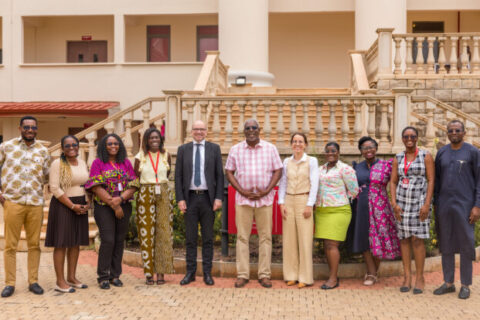 Representatives from Academic City University and the Austrian Embassy in Ghana during H.E. Jurgen Heissel’s courtesy visit
