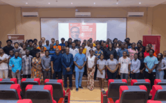 Selorm Adadevoh speaks at Academic City’s Pats of Purpose series